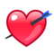 Heart With Arrow emoji on Emojidex